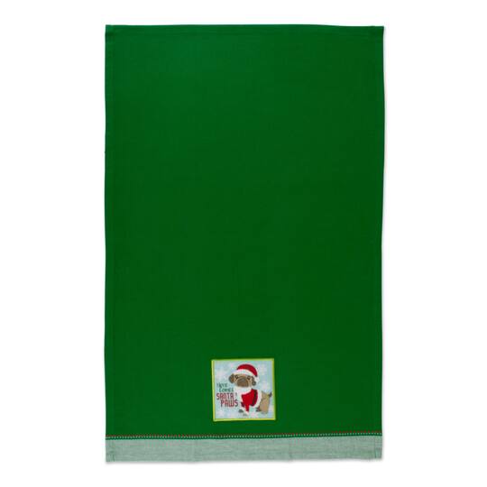 DII® Assorted Holiday Pup Embellished Dishtowel Set